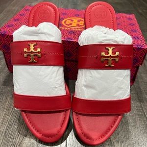 Brand new in box Tory Burch Everly Two-Band flat sandal